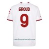 Camiseta de fútbol AC Milan Giroud 9 Segunda Equipación 2022-23 - Hombre